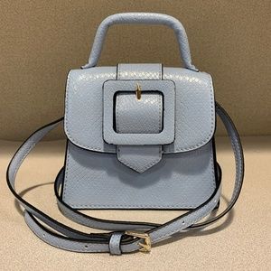 ZARA ANIMAL EMBOSSED BUCKLE CROSSBODY & BELT BAG
